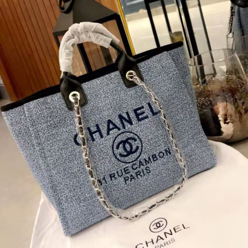 Buy Chanel Inspired Deauville Tote - Image 3