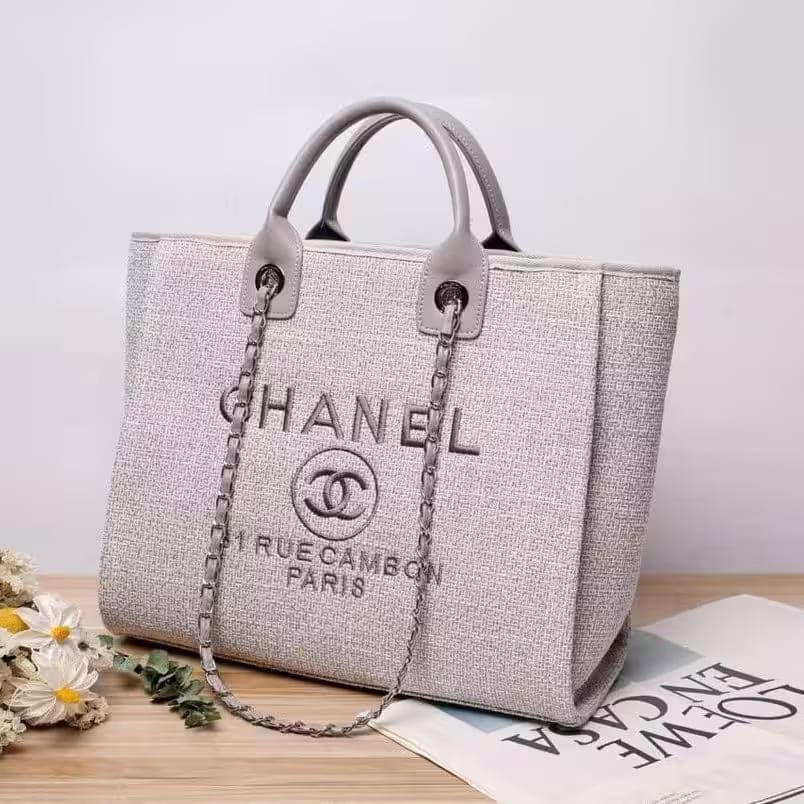Buy Chanel Inspired Deauville Tote - Image 2