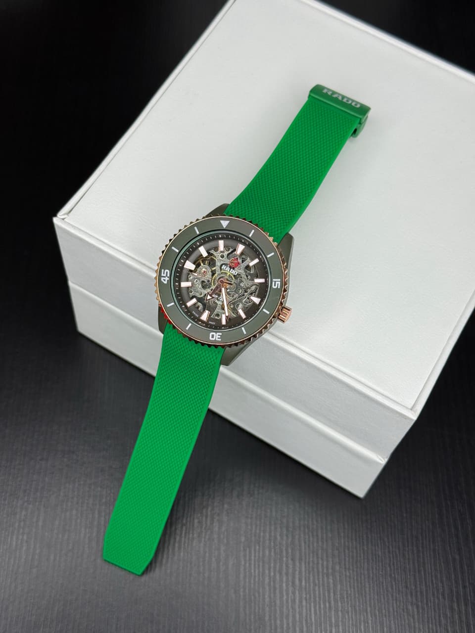 First Copy Rado Captain Skeleton Watch