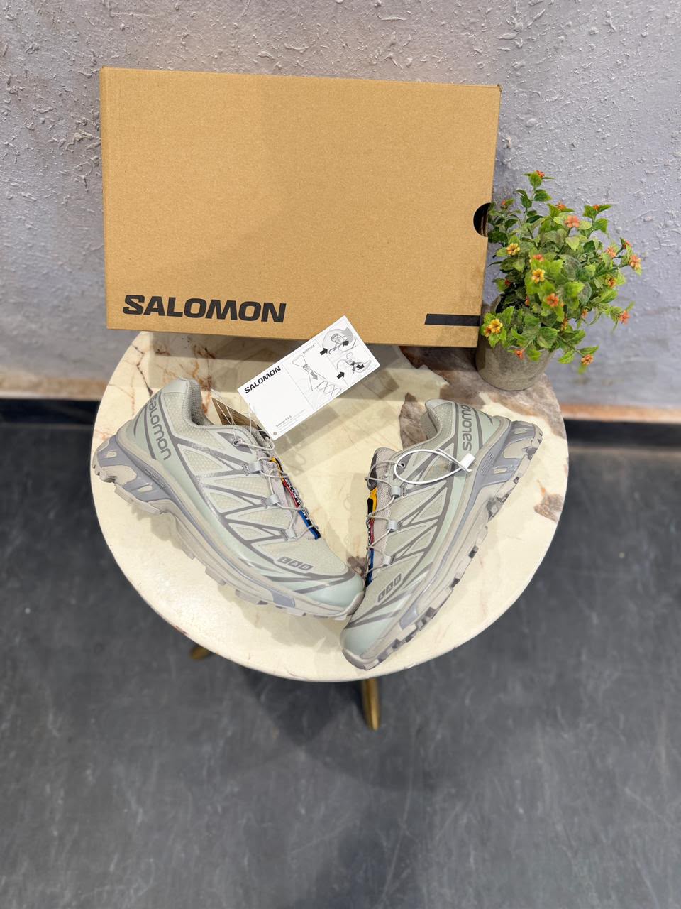 First Copy Salomon xt ghost grey sneakers - Image 4