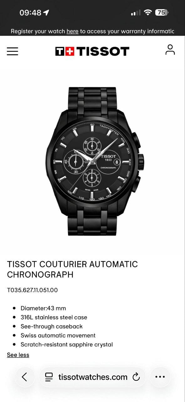 First Copy Tissot Premium For Men - Image 5