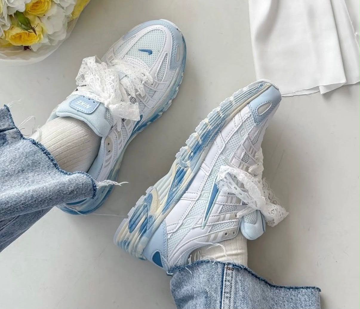 Premium White Sky Trainer Sneakers - Image 7
