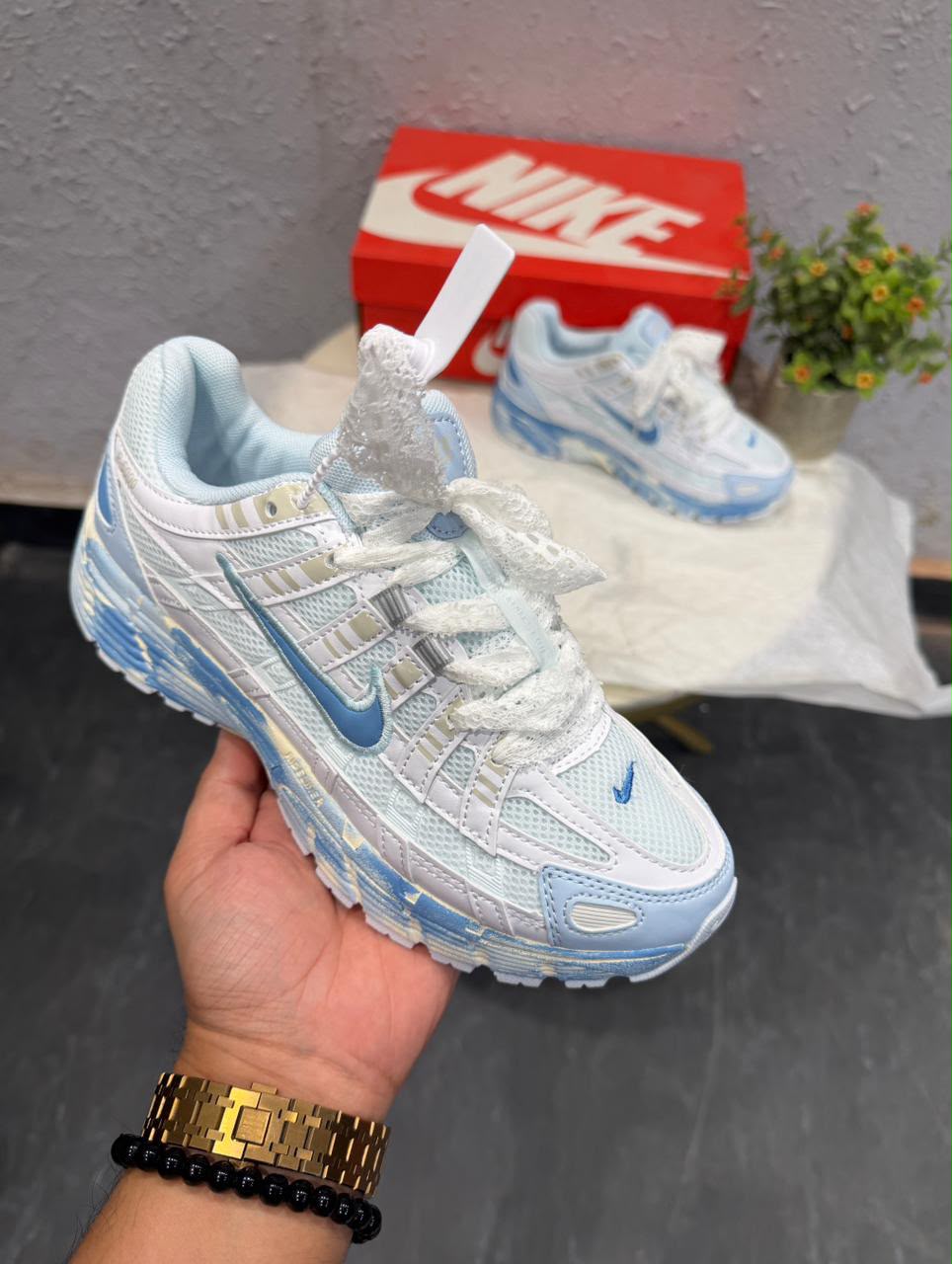 Premium White Sky Trainer Sneakers