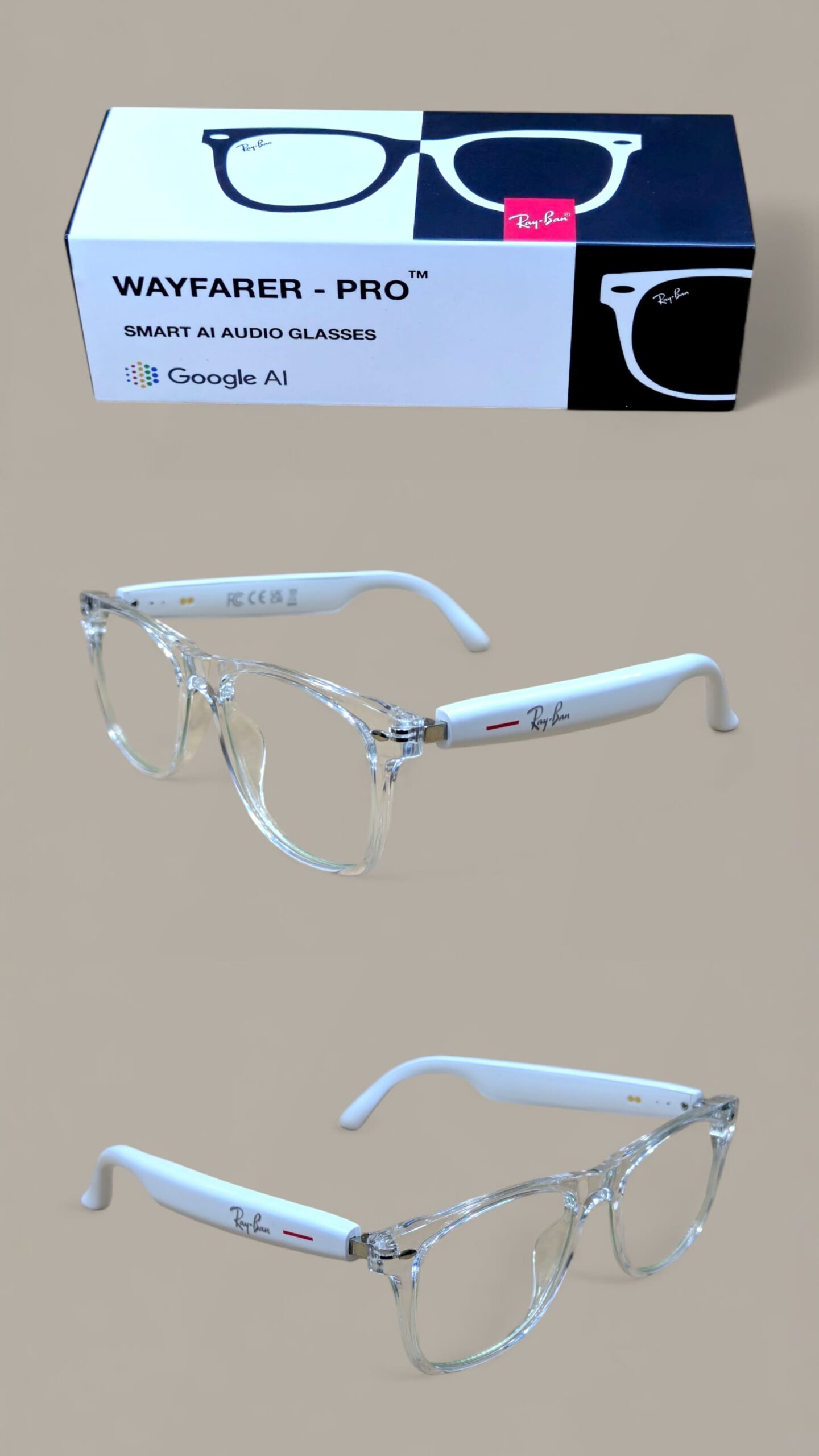 Ray-Ban Wayfarer Pro Smart Audio Glasses - Image 3