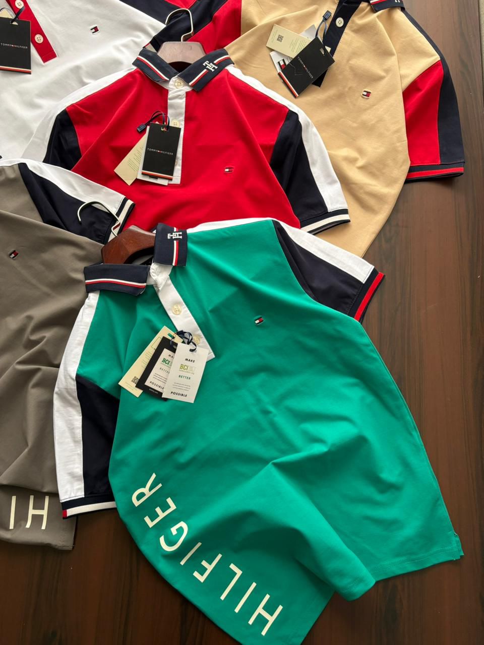 TH Cotton Lycra Polo Collar T-Shirt - Image 4