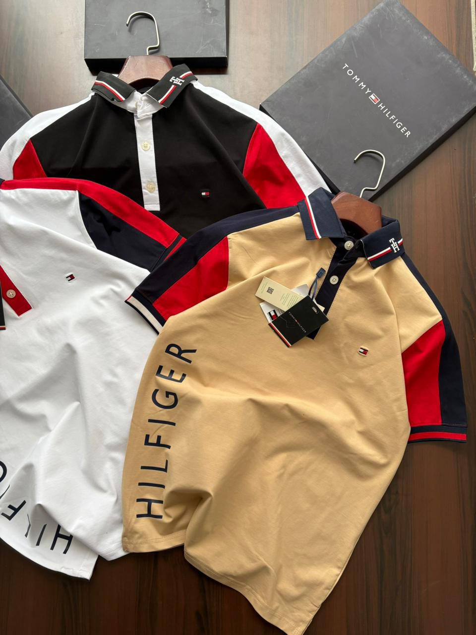 TH Cotton Lycra Polo Collar T-Shirt - Image 3
