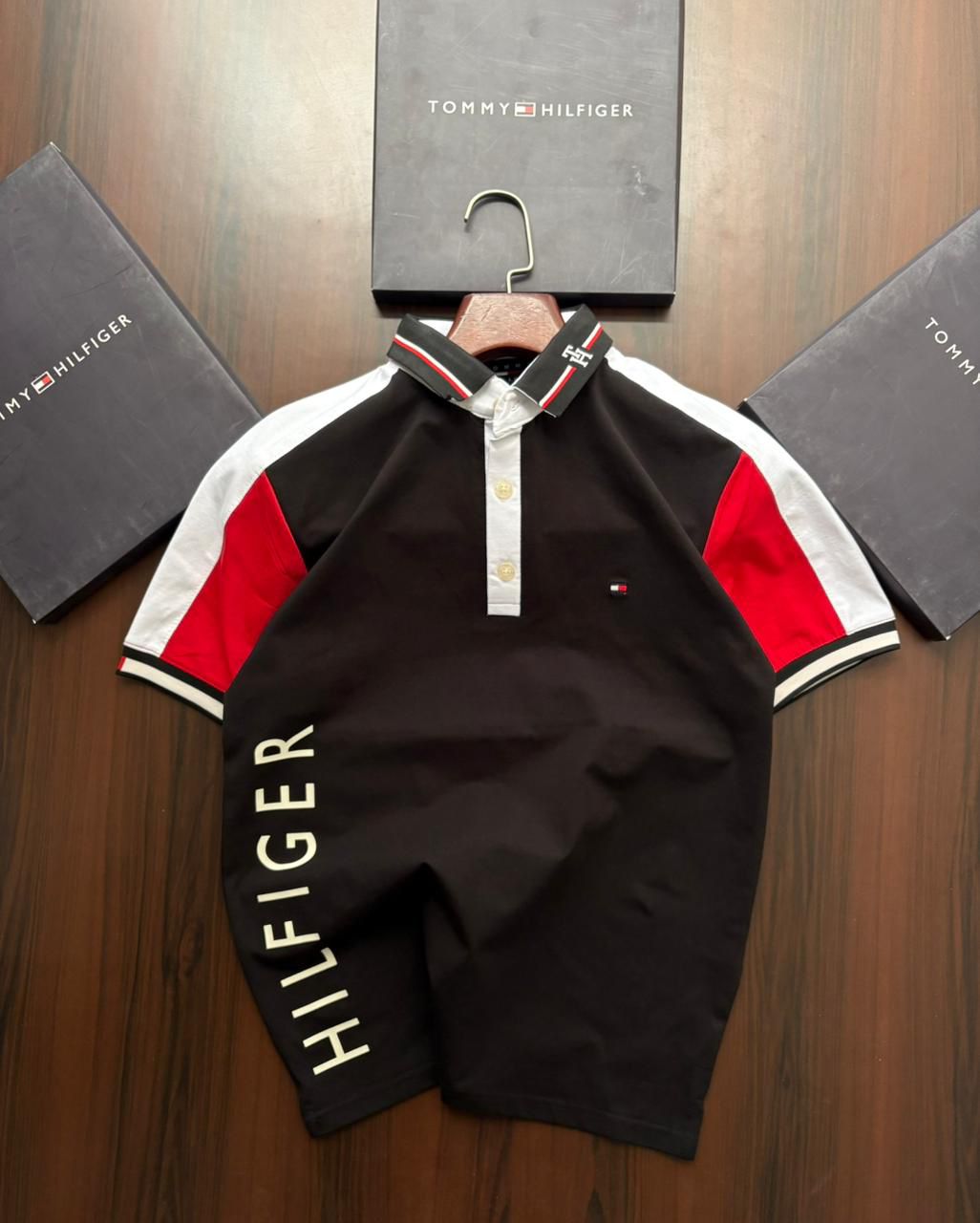 TH Cotton Lycra Polo Collar T-Shirt - Image 2